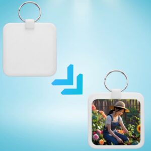 Customize one-sided Acrylic Keychain