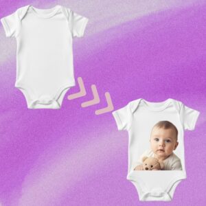 Customize Polyester Baby Onesie