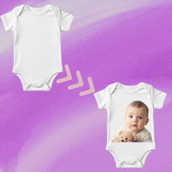 Customize Polyester Baby Onesie